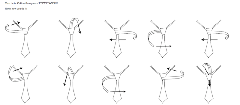 Illustration for article titled There are 177,000 ways to tie a tie, mathematicians report